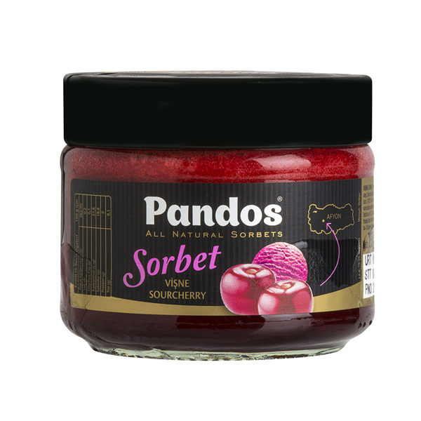 lüks dondurma sorbet vişne